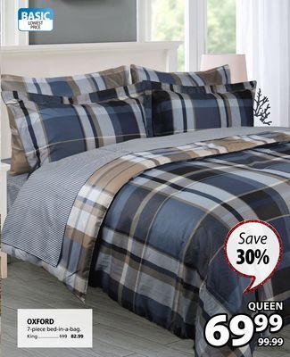 JYSK Oxford 7-piece bed-in-a-bag offer