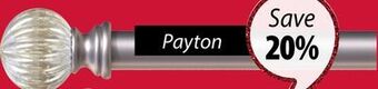 JYSK Payton curtain rods offer
