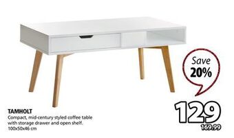 JYSK Tamholt coffee table offer