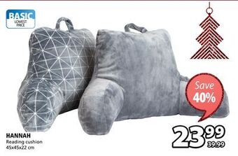 JYSK Hannah reading cushion offer