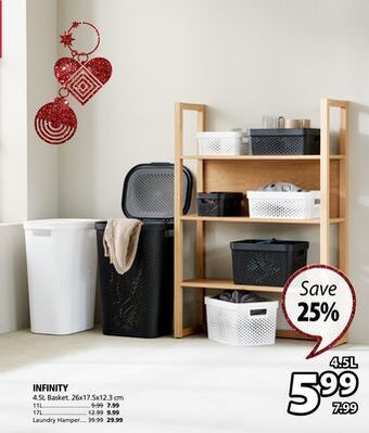 JYSK Infinity 4.5l basket offer