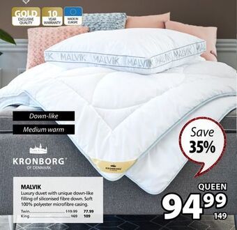 JYSK Malvik luxury duvet offer
