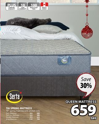 JYSK Tia spring mattress offer