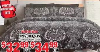 Len's Mill Stores Maison mabi 3 pcs quilt sets queen | king offer