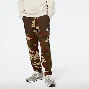 New Balance Nb athletics camo fleece pant offer