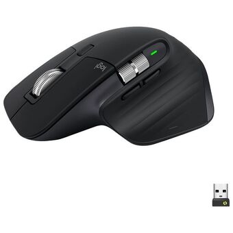 Best Buy Logitech mx master 3s wireless darkfield mouse - black offer