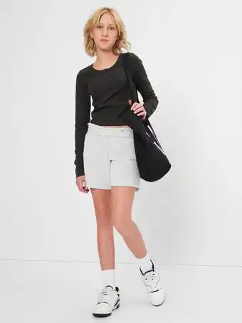 Gap Teen rib henley t-shirt offer