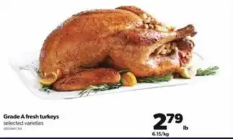 Real Canadian Superstore Grade A fresh turkeys offer
