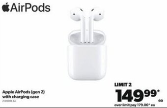 Real Canadian Superstore Apple Airpods (gen 2) with charging case offer