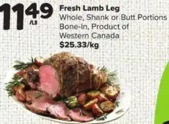 Fresh Lamb Leg