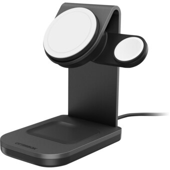 Best Buy Otterbox 3-in-1 15w wireless charging stand with magsafe (78-80871) - black offer
