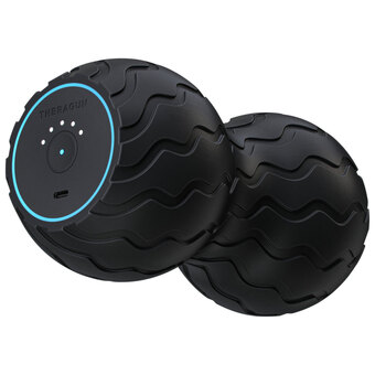 Best Buy Therabody theragun wave duo vibrating massager & roller - black offer