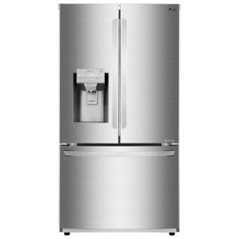Best Buy Lg 36" 22.1 cu. ft. counter-depth french door refrigerator (lfxc22526s) - stainless steel offer