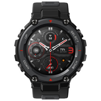 Best Buy Amazfit t-rex pro smartwatch with heart rate monitor - black offer