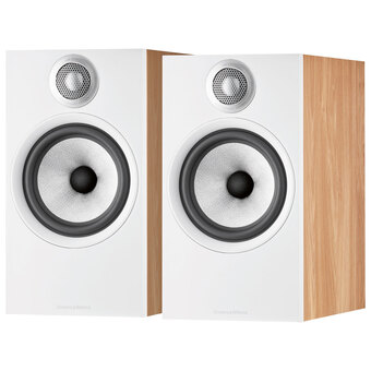 Best Buy Bowers & wilkins 606 s2 anniversary 120w bookshelf speaker - pair - oak offer