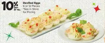 Thrifty Foods Devilled Eggs 6 or 12 Pieces offer
