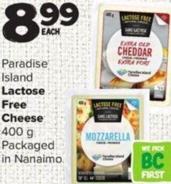 Paradise Island Lactose Free Cheese 400 g