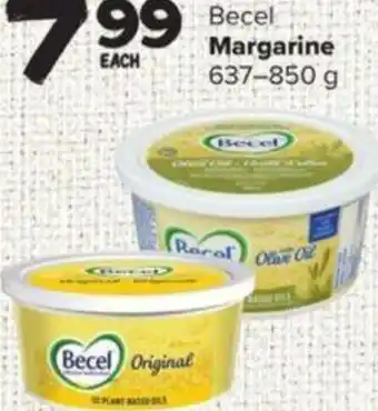 Thrifty Foods Becel Margarine 637-850 g offer