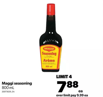 Real Canadian Superstore Maggi seasoning offer