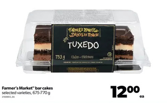 Real Canadian Superstore Farmer's market bar cakes offer