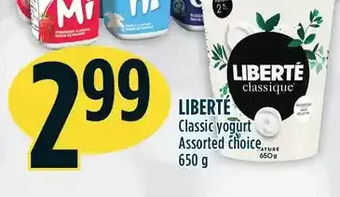 Marché Adonis Liberte classic yogurt offer