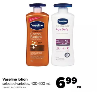 Real Canadian Superstore Vaseline lotion offer