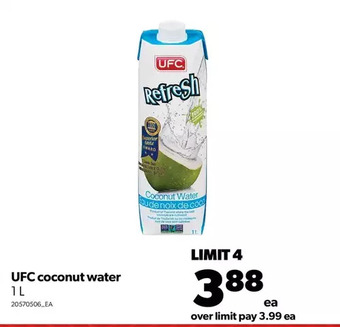 Real Canadian Superstore Ufc coconut water offer