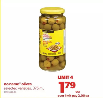 Real Canadian Superstore No name olives offer