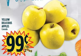 Marché Adonis Yellow delicious apples offer
