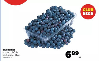Real Canadian Superstore Blueberries offer