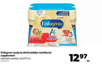 Real Canadian Superstore Enfagrow ready to drink toddler nutritional supplement offer