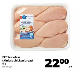 Real Canadian Superstore Pc boneless skinless chicken breast offer