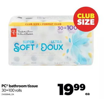 Real Canadian Superstore Pc bathroom tissue offer
