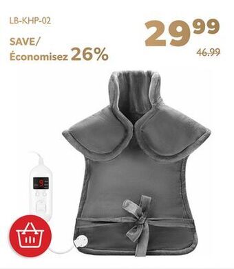 Shopper+ Heating pad for neck shoulders and back, large heating pad for back relaxation - livingbasics offer