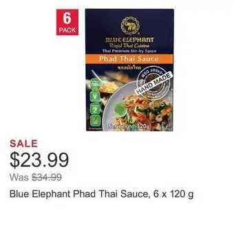 Costco Blue elephant phad thai sauce, 6 x 120 g offer