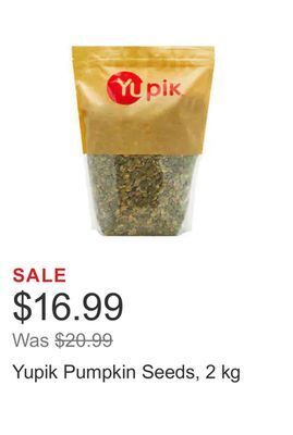 Costco Yupik pumpkin seeds, 2 kg offer
