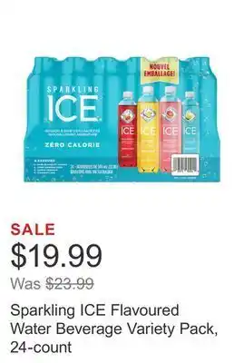 Costco Sparkling ice flavoured water beverage variety pack, 24-count offer