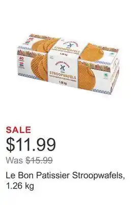Costco Le bon patissier stroopwafels, 1.26 kg offer