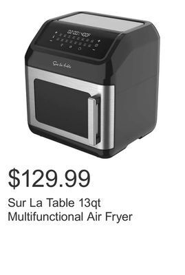Costco Sur la table 13qt multifunctional air fryer offer