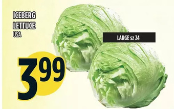Marché Adonis Iceberg lettuce offer