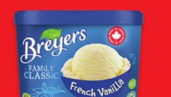 Walmart Breyers classic frozen tub offer