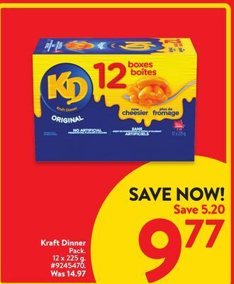 Walmart Kraft dinner offer
