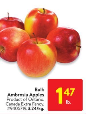 Walmart Bulk ambrosia apples offer