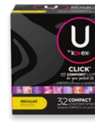 Walmart U by kotex 2x premium pads tampons or liners offer