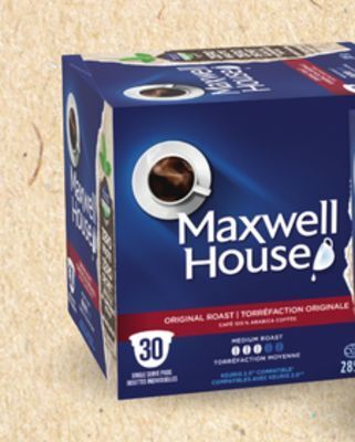Walmart Maxwell house coffee pods offer