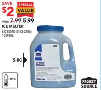 Lowe's Project source ice melter offer