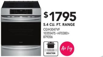 Lowe's Frigidaire gallery 5.4 cu. ft. range offer