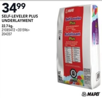 Lowe's Mapei self-leveler plus underlayment offer