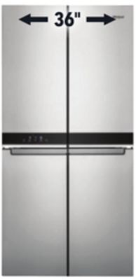 Lowe's Whirlpool 19.4 cu. ft. refrigerator 36" offer