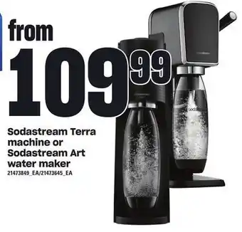 Loblaws Sodastream terra machine or sodastream art water maker offer